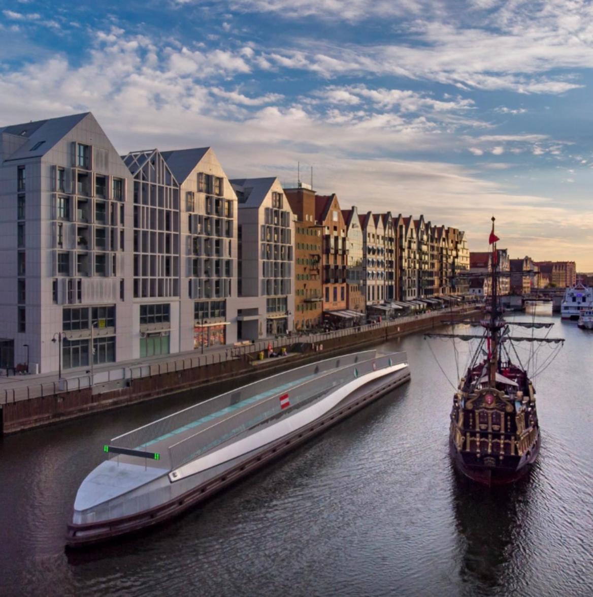 Baltic Riviera Apartments - Luxurious Apartment With Patio And River View Gdańsk Exterior foto